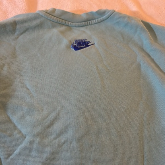 Nike teal blue crewneck sweatshirt.  Men’s M. - Picture 6 of 7